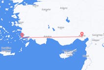 Flyreiser fra Kos, Hellas til Adana, Tyrkia