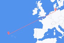 Flights from Flores Island, Portugal to Hamburg, Germany