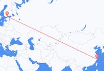 เที่ยวบิน จาก ไท่โจว, จีน ไปยัง เฮลซิงกิ, ฟินแลนด์