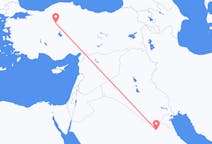 Flyreiser fra Qaisumah, til Ankara