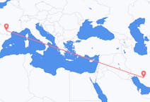 Flyrejser fra Shiraz, Iran til Toulouse, Frankrig