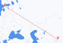 Lennot Namanganista, Uzbekistan Tallinnaan, Viro