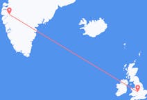 Flüge von Kangerlussuaq, Grönland nach Birmingham, England