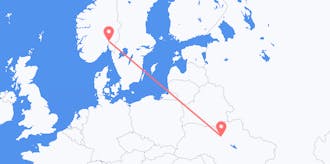 Flyrejser fra Ukraine til Norge