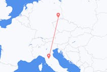Flyg från Florens, Italien till Dresden, Tyskland