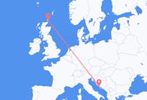 Flights from Kirkwall, the United Kingdom to Split, Croatia