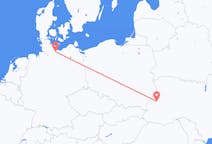 Fly fra Lviv til Lubeck