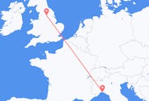 Flyreiser fra Leeds, England til Genova, Italia