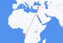 Flyg från Luanda, Angola till Hatay Province, Turkiet