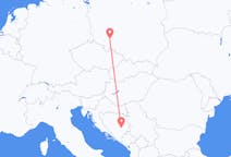 Voos de Sarajevo para Wrocław