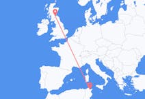 Flights from Tunis to Edinburgh
