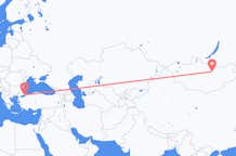 Vluchten van Ulaanbaatar naar Istanboel