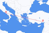 Flyrejser fra Adana, Tyrkiet til Napoli, Italien