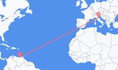 Flights from Barcelona, Venezuela to Rimini, Italy