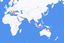 Flyreiser fra Rockhampton, Australia til Athen, Hellas