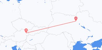 Flyrejser fra Ukraine til Østrig