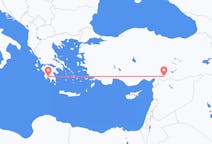 Lennot Kalamatasta, Kreikka Gaziantepiin, Turkki