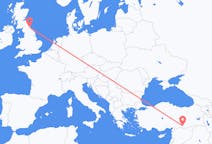 Flights from Şanlıurfa, Turkey to Newcastle upon Tyne, the United Kingdom