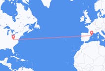 Flyg från Hamilton, Kanada till Barcelona, Spanien