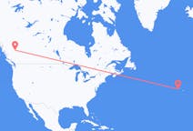 เที่ยวบิน จาก พรินซ์จอร์จ, แคนาดา ไปยัง เกาะปิโก, โปรตุเกส