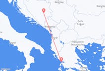 Vuelos de Préveza, Grecia a Sarajevo, Bosnia y Herzegovina