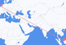 出发地 马来西亚出发地 古晋目的地 比利时布鲁塞尔的航班