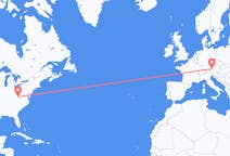 Flyrejser fra Hamilton, Canada til Salzburg, Østrig