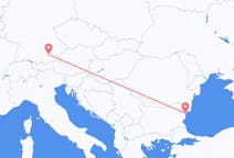 Loty z Warna, Bułgaria do Monachium, Niemcy