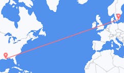 Flyreiser fra New Orleans, USA til Karlskrona, Sverige