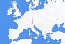 Рейсы из Энфида, Тунис в Копенгаген, Дания