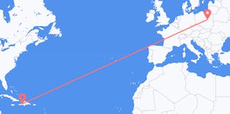Flights from Haiti to Poland