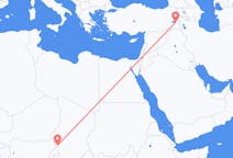 Flyg från N Djamena, Tchad till Skåpbil, Turkiet