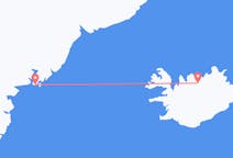 Flights from Akureyri, Iceland to Tasiilaq, Greenland