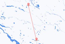 Flüge von der Stadt Gällivare in die Stadt Kiruna