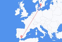 Flights from Angelholm to Málaga