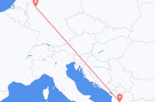 Vluchten van Dortmund naar Ohrid