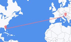 Flyrejser fra Melbourne, USA til Banja Luka, Bosnien-Hercegovina