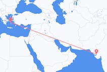 Flights from Kandla, India to Mykonos, Greece