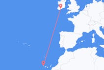 Vluchten van Cork naar Santa Cruz de La Palma
