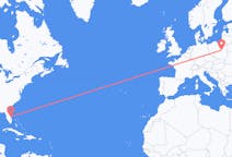 Flyreiser fra Melbourne, til Warszawa