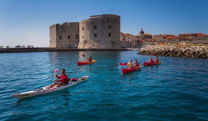 Excursion avec kayak de mer et plongée avec tuba à Dubrovnik