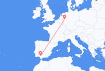 Flyreiser fra Duesseldorf, Tyskland til Sevilla, Spania