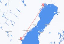 Vols depuis la ville de Sundsvall vers la ville de Luleå
