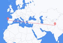 Loty z Śrinagar w Indiach do Porto w Portugalii