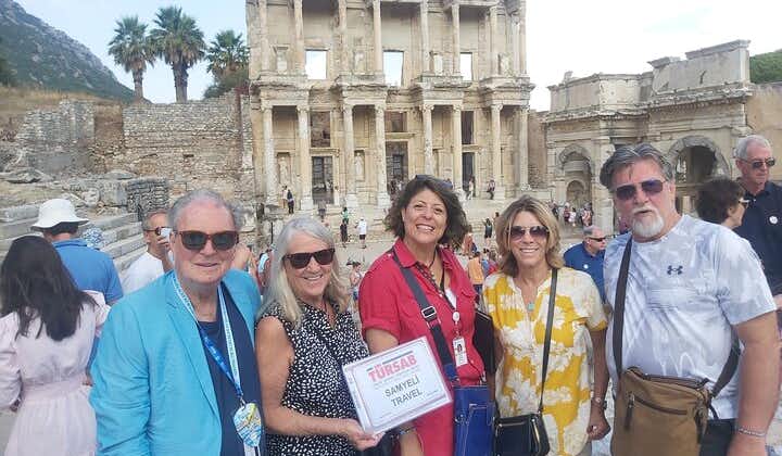 Private Ephesus Tours from Port Kusadasi with lunch english speaking guide bus
