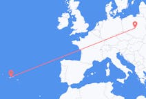 Flights from São Jorge Island, Portugal to Łódź, Poland
