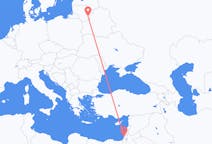 Flights from Tel Aviv in Israel to Vilnius in Lithuania