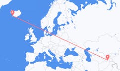 Flights from the city of Kulob, Tajikistan to the city of Reykjavik, Iceland