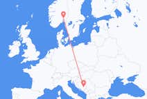 Flyreiser fra Sarajevo, Bosnia-Hercegovina til Oslo, Norge