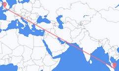 Flights from Johor Bahru to Cardiff
